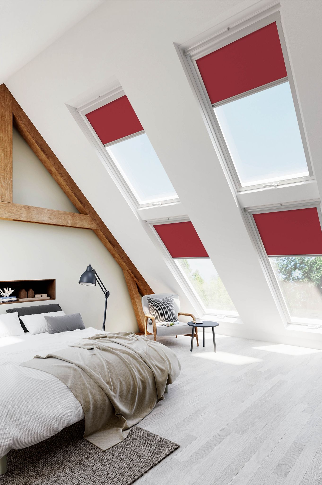 Red Velux Blinds